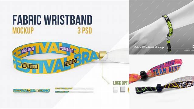 1436+ Fabric Wristband Mockup For Free Download