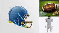 1437+ American Football Mockup Free Best for Showcase