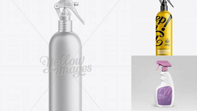 1442+ Plastic Trigger Bottle 500ml Creative Free Photoshop Template