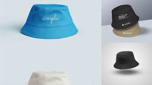 1443+ Bucket Hat Mockup Digital Download