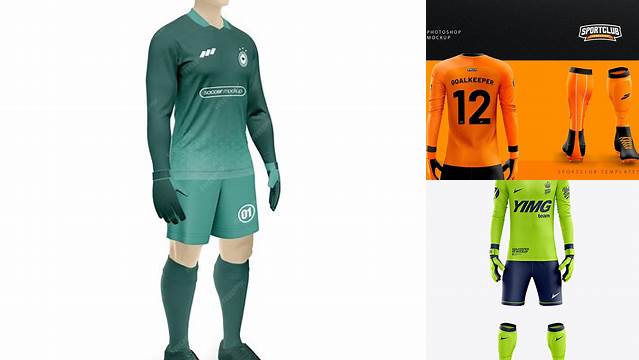 1444+ Goalkeeper Jersey Mockup Free Stylish Free PSD