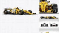 1449+ 2017 Formula 1 Car PSD Mockup Half Side View Smart Object PSD Template