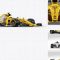 1449+ 2017 Formula 1 Car PSD Mockup Half Side View Smart Object PSD Template