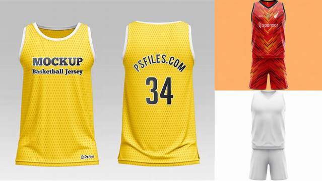 1451+ Basketball Jersey Mockup Creative PSD Templates