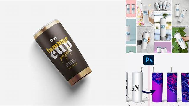 1456+ Download Mockup Tumbler Download Free