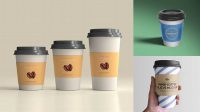 1459+ Cupsleeve Mockup High-Resolution PSD Download