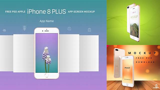 1461+ Iphone 8 Plus Mockup Psd Advanced Editable Template Free