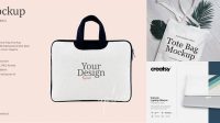 1461+ Laptop Bag Mockup Free Graphic Mockup PSD