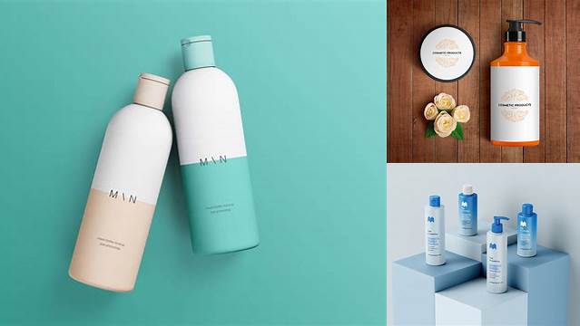 1465+ Cosmetic Bottle With Liquid PSD Mockup Exclusive Free PSD Mockups