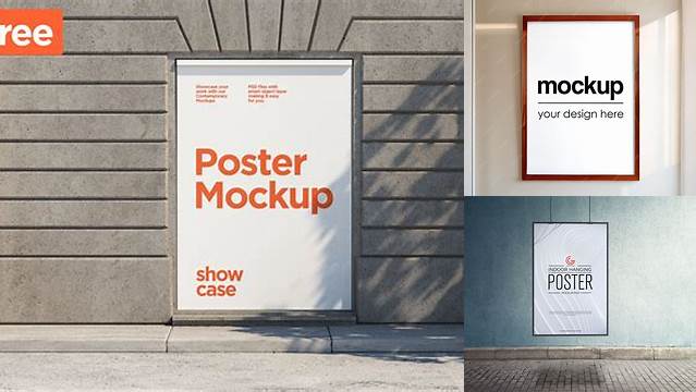 1468+ Poster PSD Mockup Custom Graphic Resource Free Download