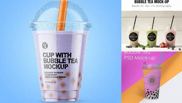 1470+ Boba Tea Mockup Easy Editable