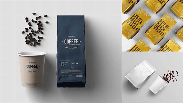 1472+ Coffee Packaging Mockup Psd Free Download PSD Download