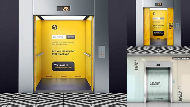 1473+ Elevator Mockup Free For Free Download