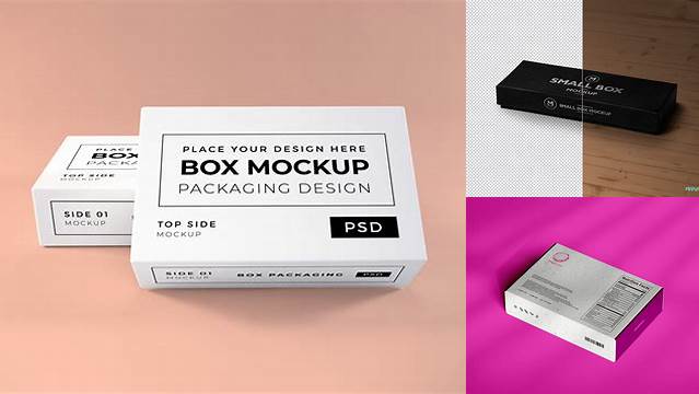 1474+ A4 Box Mockup Download Customizable PSD