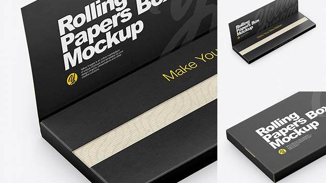 1477+ Rolling Paper Box Mockup Free Customizable PSD Templates