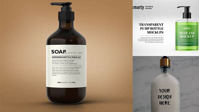 1480+ Soap Bottle Mockup Digital Download