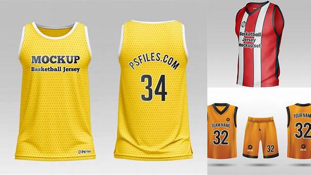 1481+ Basketball Jersey Template Psd Free Graphic Mockup PSD