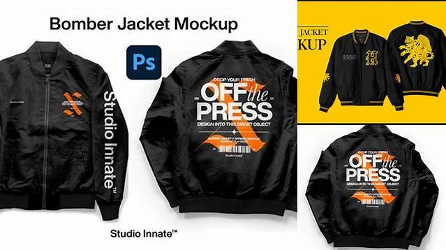 1483+ Mock Up Bomber Jacket PSD Free Download