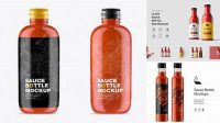 1485+ Plastic Bottle with Sauce PSD Mockup Download Free Editable PSD Template