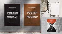 1490+ Glued Poster Mockup Free Smart Editable Design Mockup