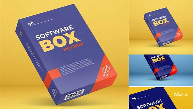 1492+ Software Box Mockup Generator Easy Editable