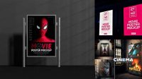 1494+ Movie Poster Mockup Free PSD for Free