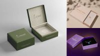 1503+ Jewelry Box Mockup Free Free PSD