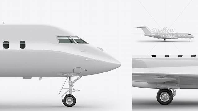 1504+ Bombardier Global 5000 Right Side View Free Downloadable PSD