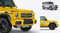 1505+ Mercedes-Benz G class PSD Mockup Half Side view Easy-to-Use PSD Template