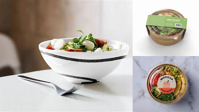 1508+ Salad Bowl Mockup Digital Download