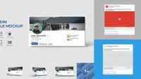 1513+ Linkedin Mockup Free Creative PSD Templates