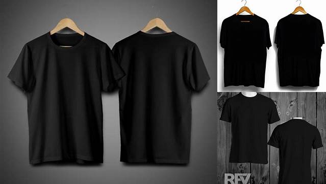 1516+ Mock Up Kaos Hitam Best for Showcase