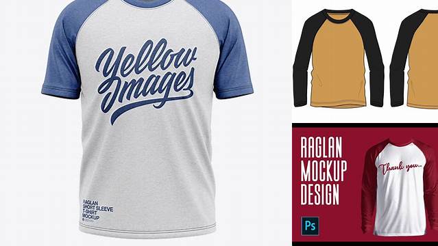 1523+ Template Raglan T Shirt Mockup Psd Free Professional PSD Resource