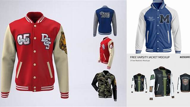 1524+ Baseball Jacket Mockup PSD Download