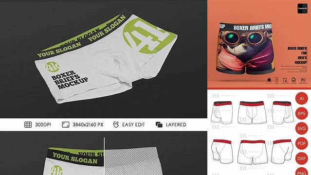 1525+ Boxers Mockup Free Photoshop Freebie