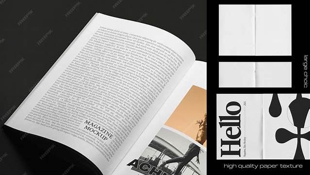 1529+ Zine Mockup Free Psd Download Free