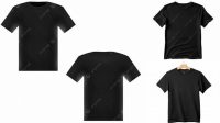 1534+ Mockup Kaos Hitam Png Include TIFF