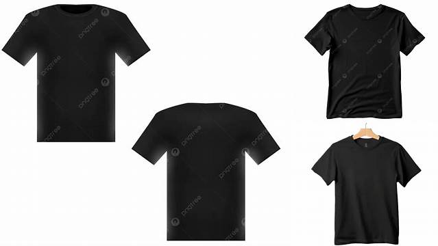 1534+ Mockup Kaos Hitam Png Include TIFF