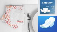 1535+ Sanitary Napkin Mockup Free Download Professional PSD