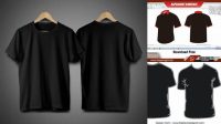 1537+ Download Mockup Kaos Hitam Cdr Easy Editable