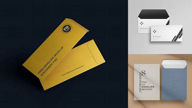 1538+ Envelope Mockup Freepik Free PSD