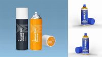 1540+ Aerosol Spray Mock-up Fully Editable PSD Template