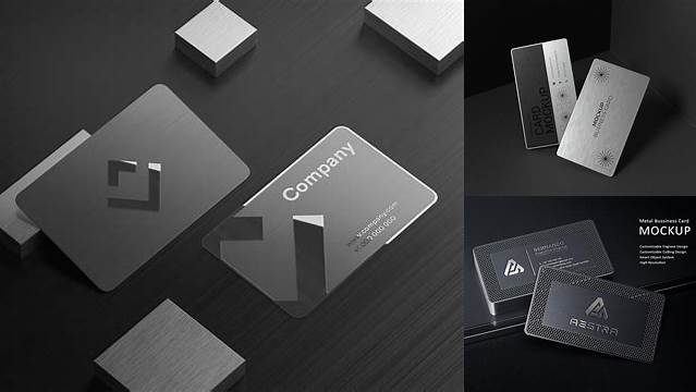 1541+ Metal Business Card Mockup Free Graphic Design Resource