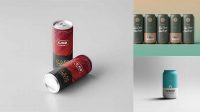 1541+ Pet Can Mockup Free PSD