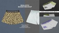 1545+ Boxer Mockup Free High Resolution