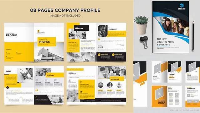 1547+ Company Profile Template Psd Free Hight Resolution