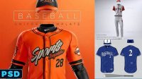 1548+ Baseball Uniform Mockup Free Include TIFF