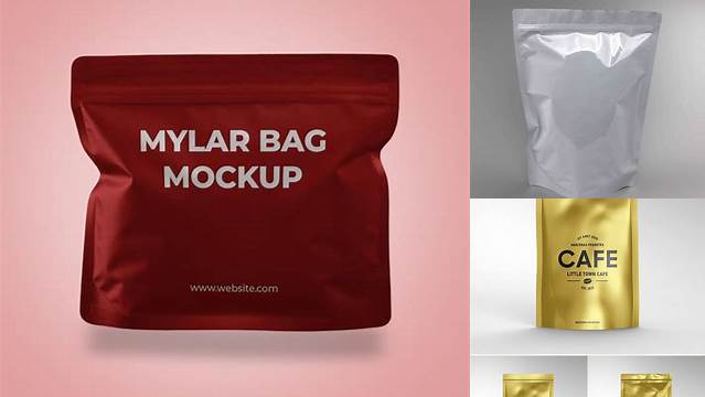 1550+ Mylar Bag Template Psd Free PSD