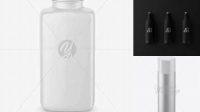 1552+ Matte Bottle PSD Mockup High-Angle Shot Smart Design Template Free