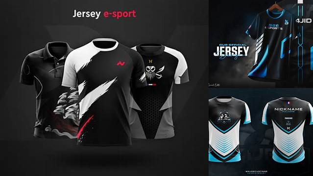 1554+ Esport Jersey Mockup Creative PSD Resources